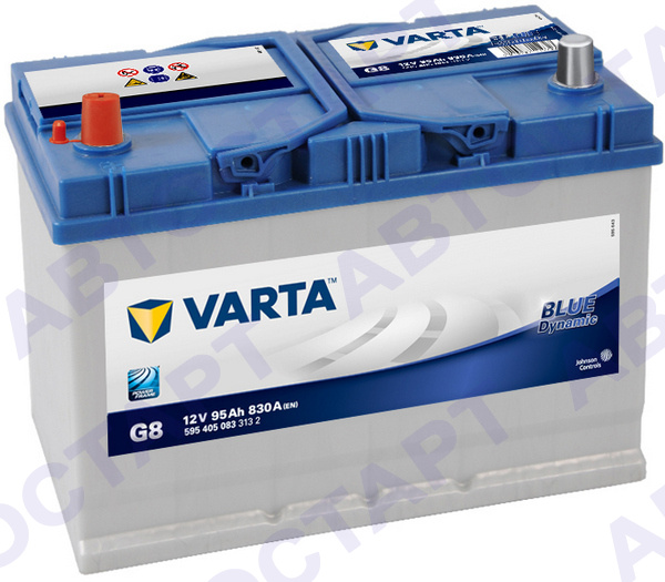 Аккумулятор Varta 95 п.п. (D31R asia) Blue Dynamic 595 405 083