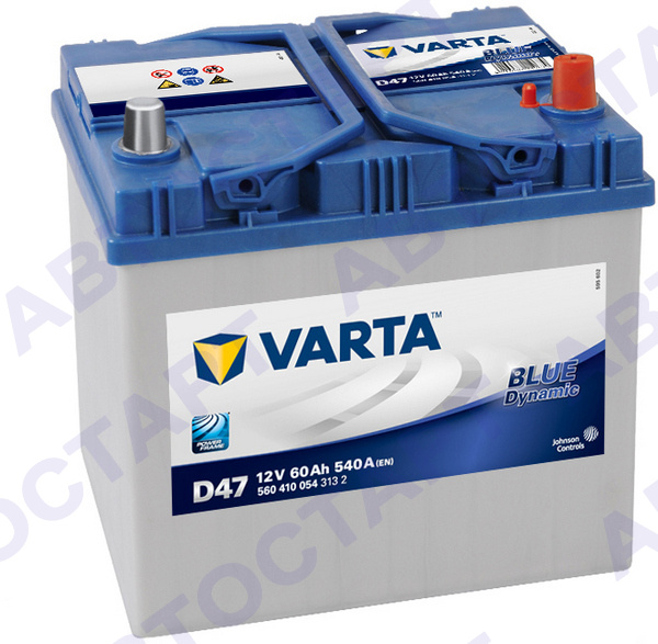 Аккумулятор Varta 60 о.п. (D23L asia) Blue Dynamic 560 410 054