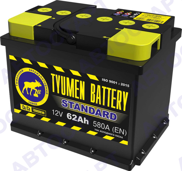 Аккумулятор Tyumen Battery Standart 6СТ-62L п.п.