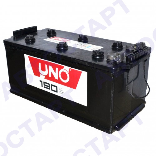Аккумулятор Uno 6СТ-190 N (4) (широкий 240мм) под болт