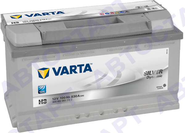 Аккумулятор Varta 100 о.п. Silver Dynamic 600 402 083