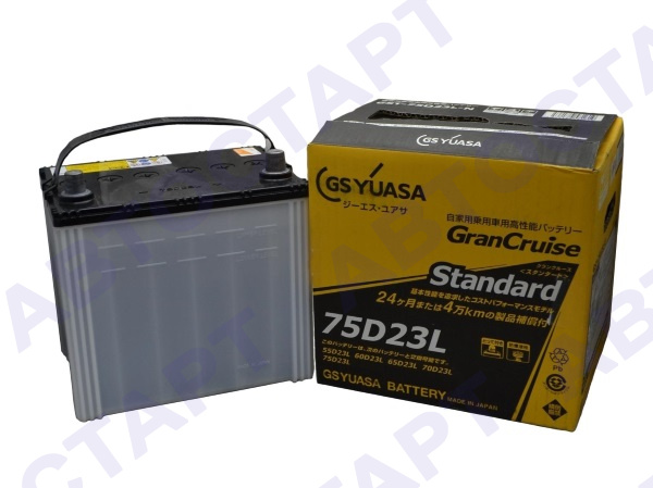 Аккумулятор GS YUASA GranCruise Standard 65 о.п. 75D23L